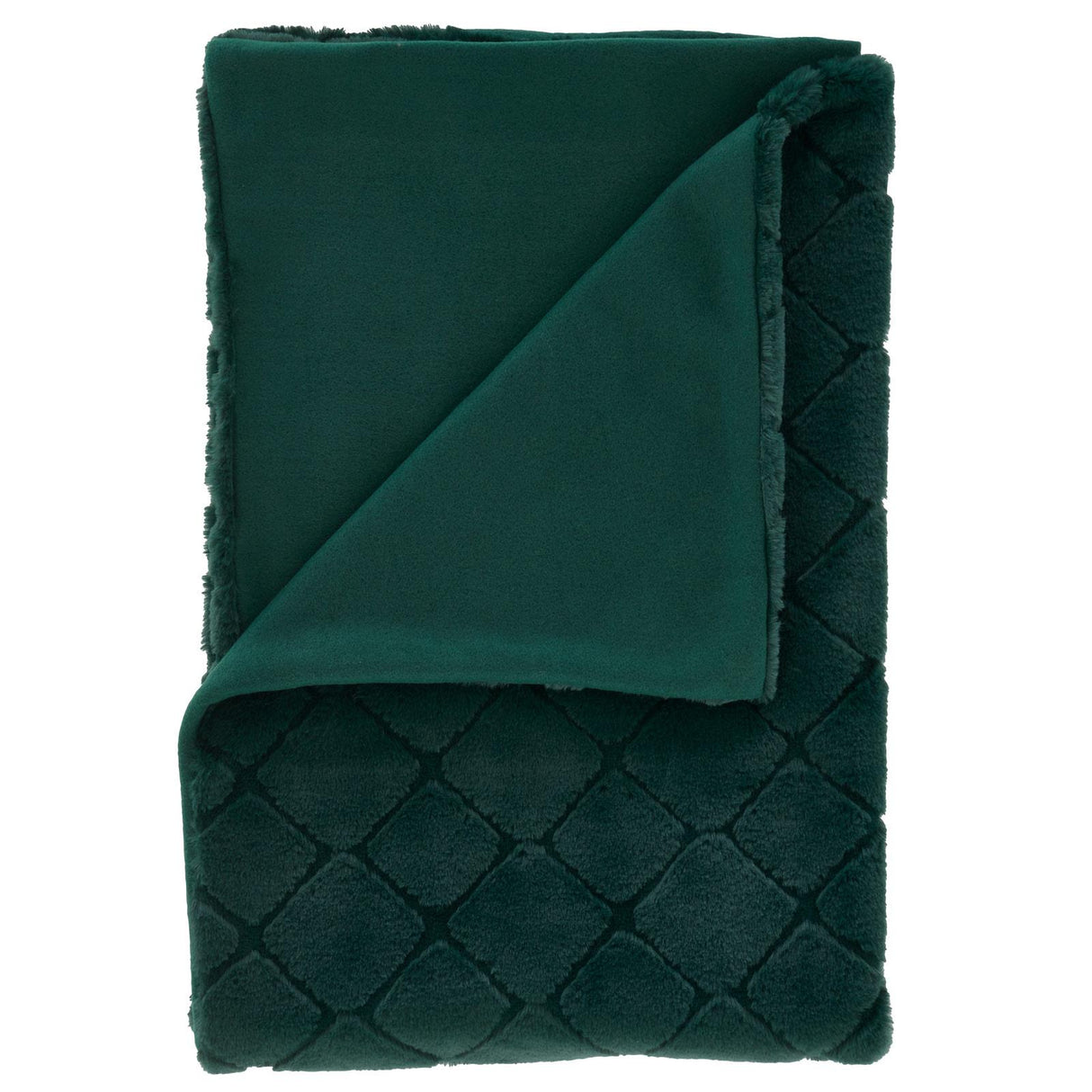 Cosy Diamond Throw Blanket 130cm x 170cm by Catherine Lansfield