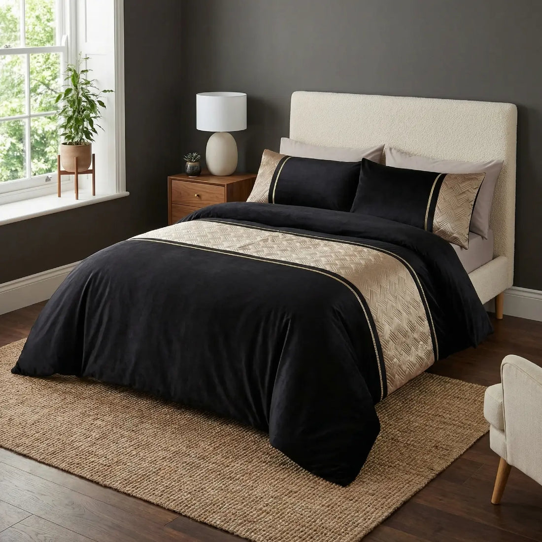 Capri Gold Duvet Cover Bedding Set