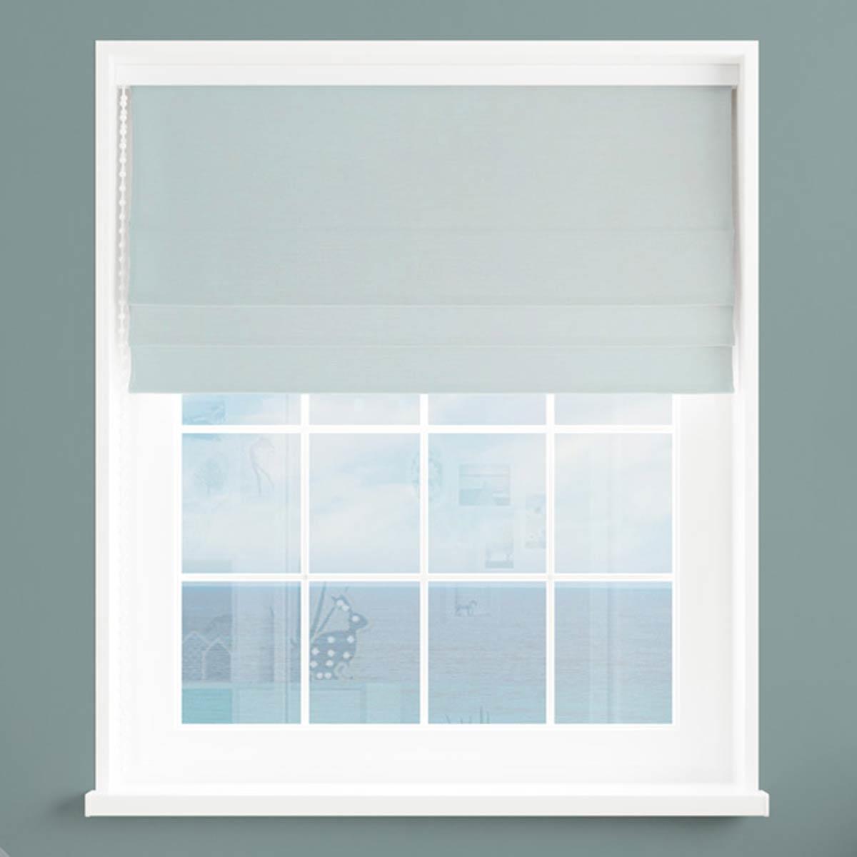 Tussah Ice Made To Measure Roman Blind by Style Furnishings