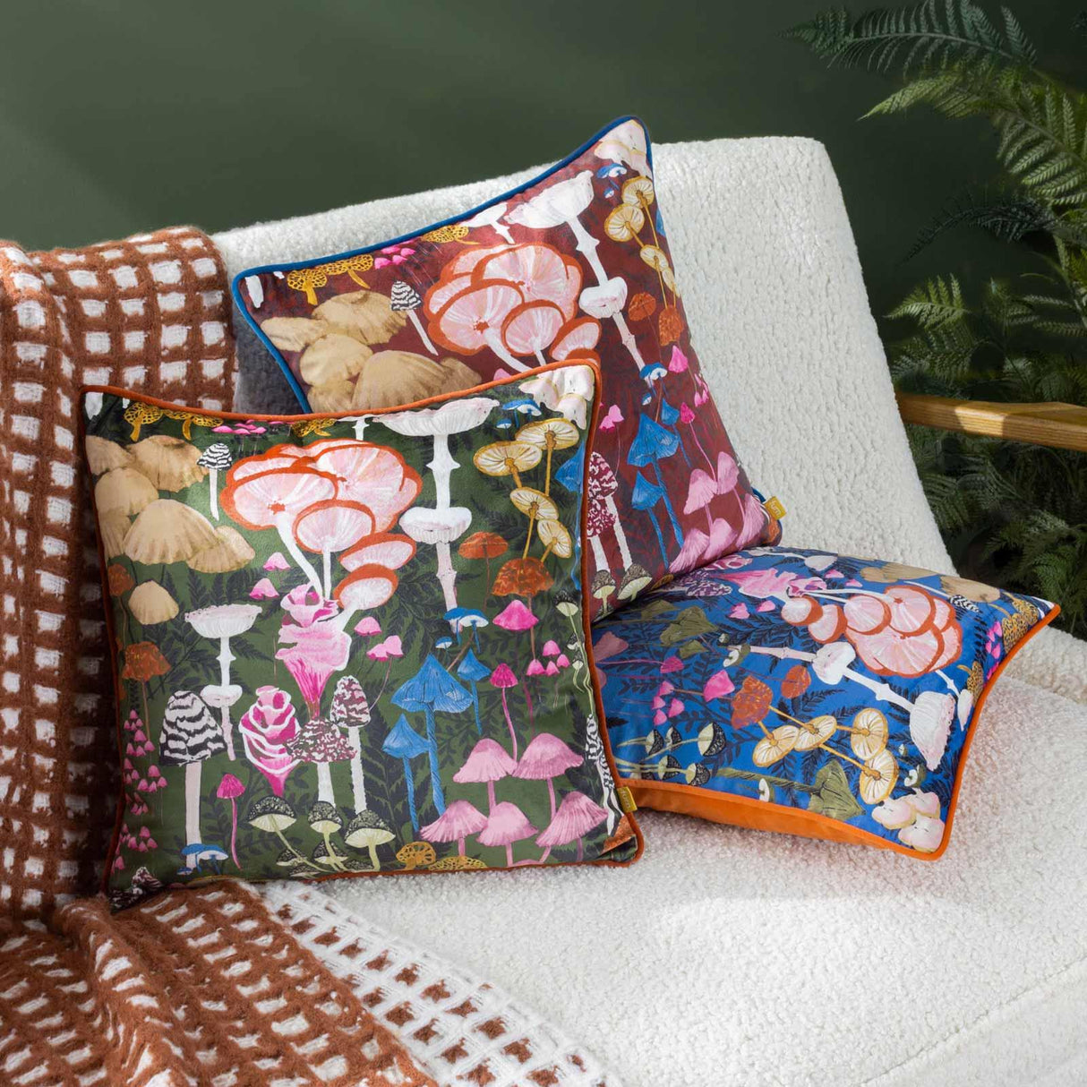 Toasty Waffle Throw Blanket 130cm x 170cm by furn.