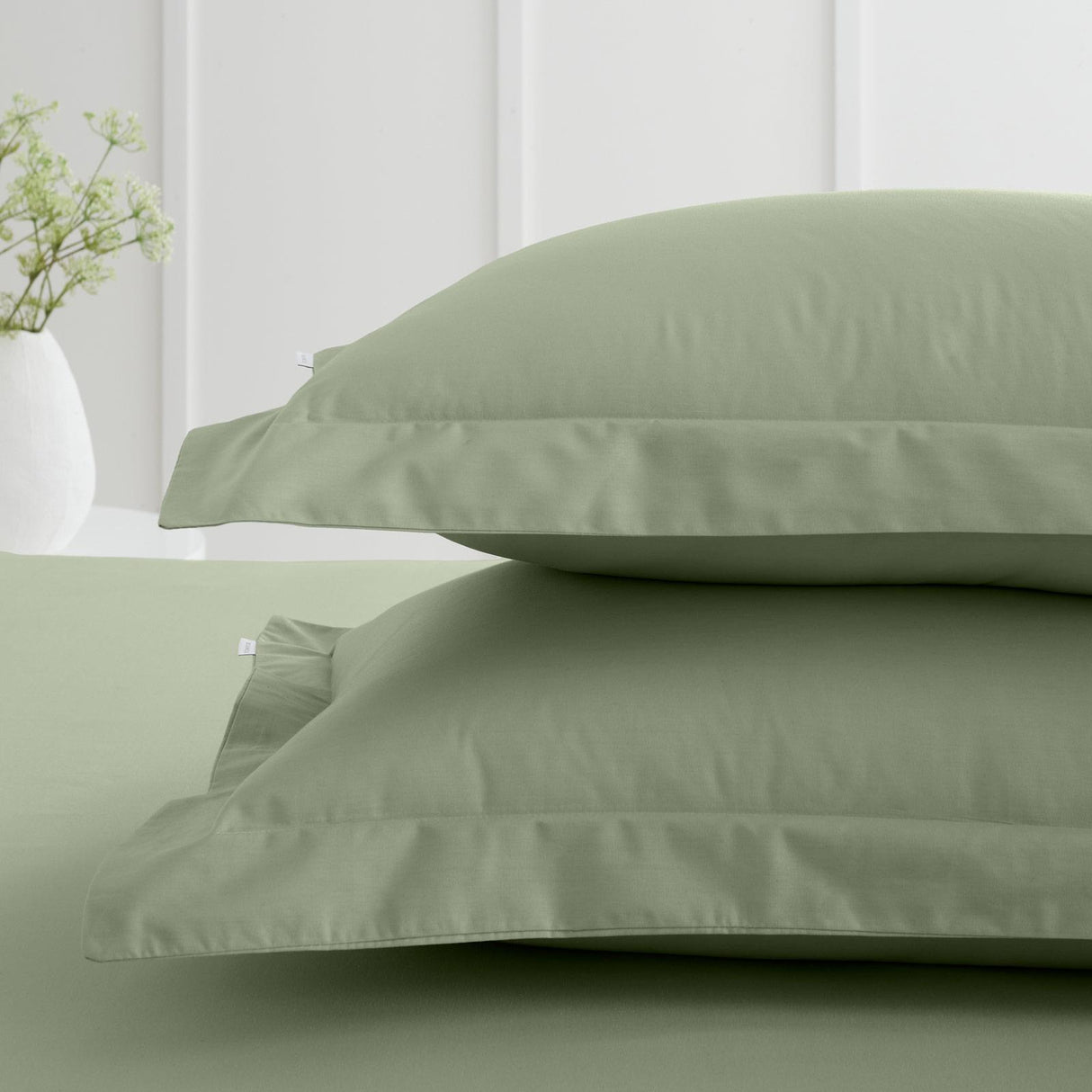 200 Thread Count Cotton Percale Oxford and Housewife Pillowcases by Bianca