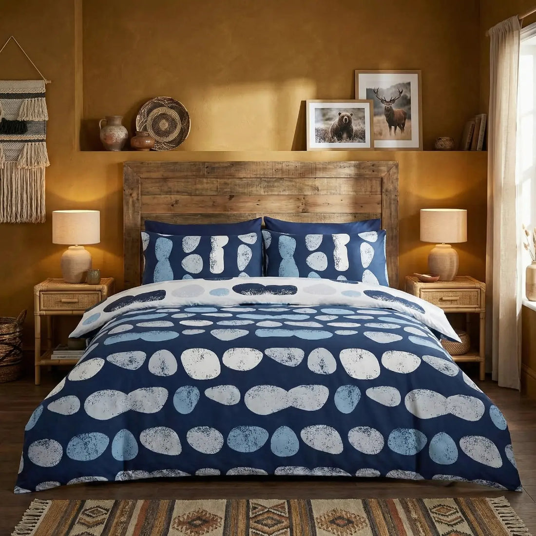 So Soft Truro Blue Duvet Cover Bedding Set