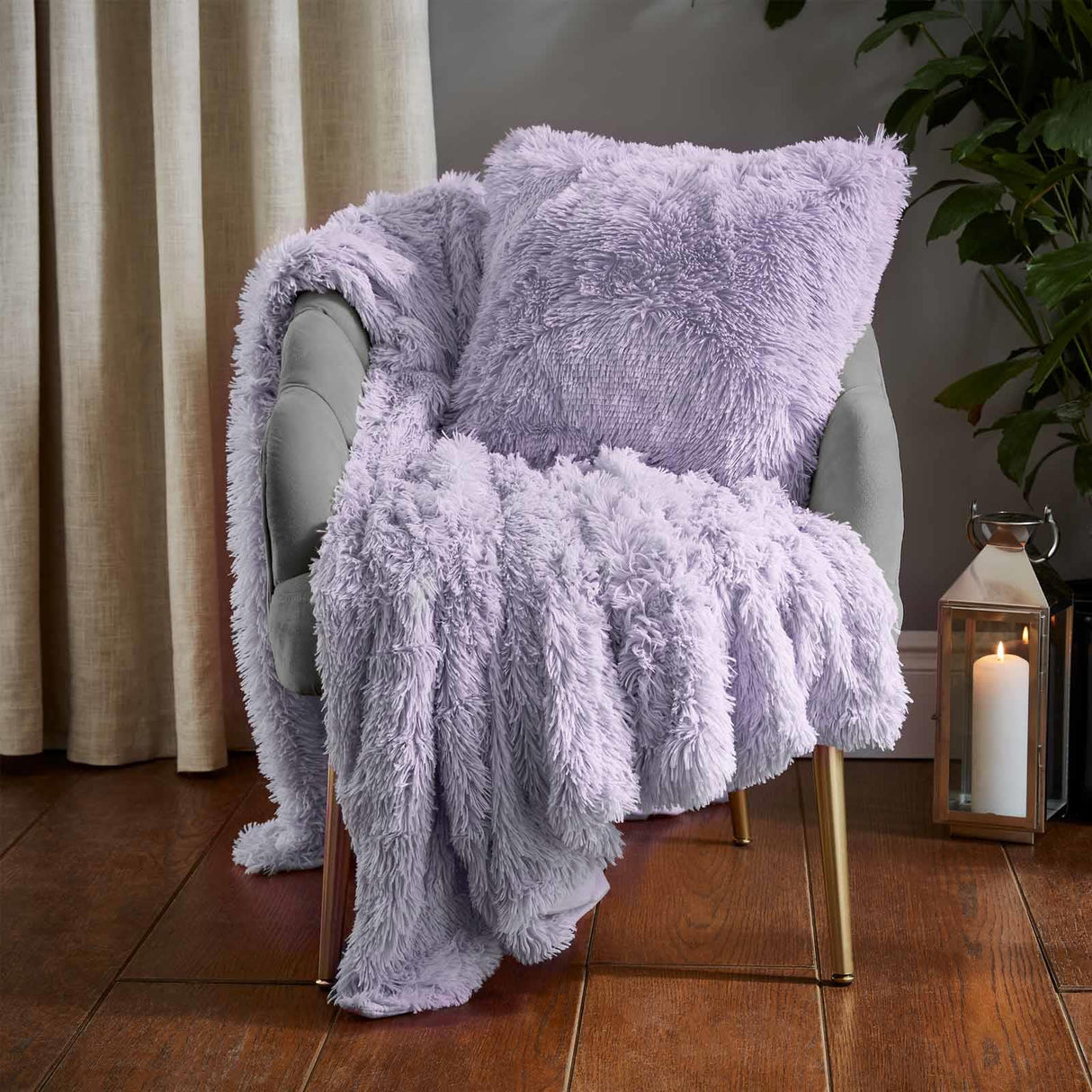 Catherine Lansfield Cuddly Soft Filled Cushion 45cm x 45cm (18" x 18") 7