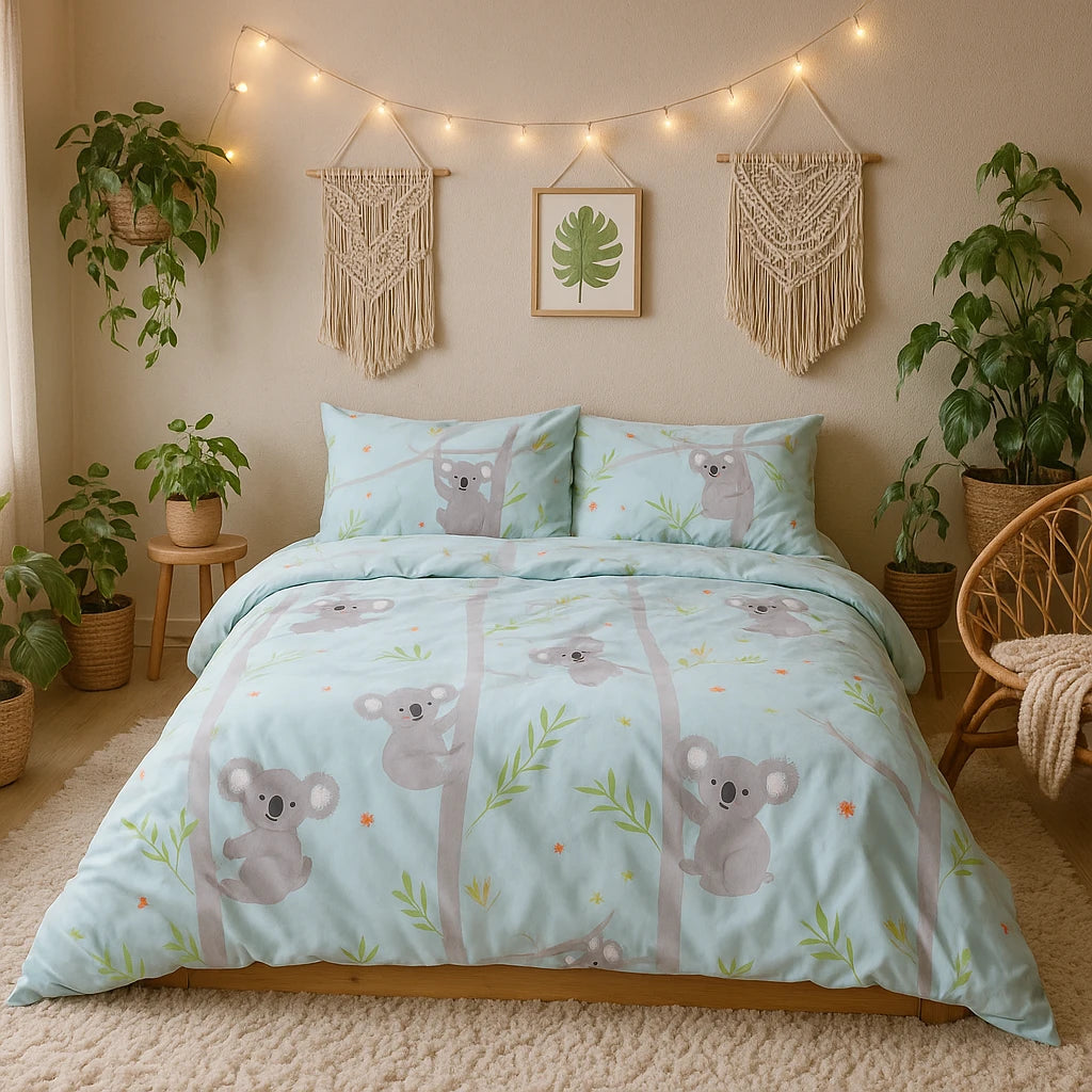 Koala Fun Duvet Cover Set by Rapport Home