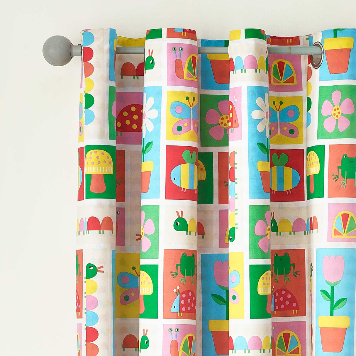 Curious Caterpillar Eyelet Curtains by Catherine Lansfield