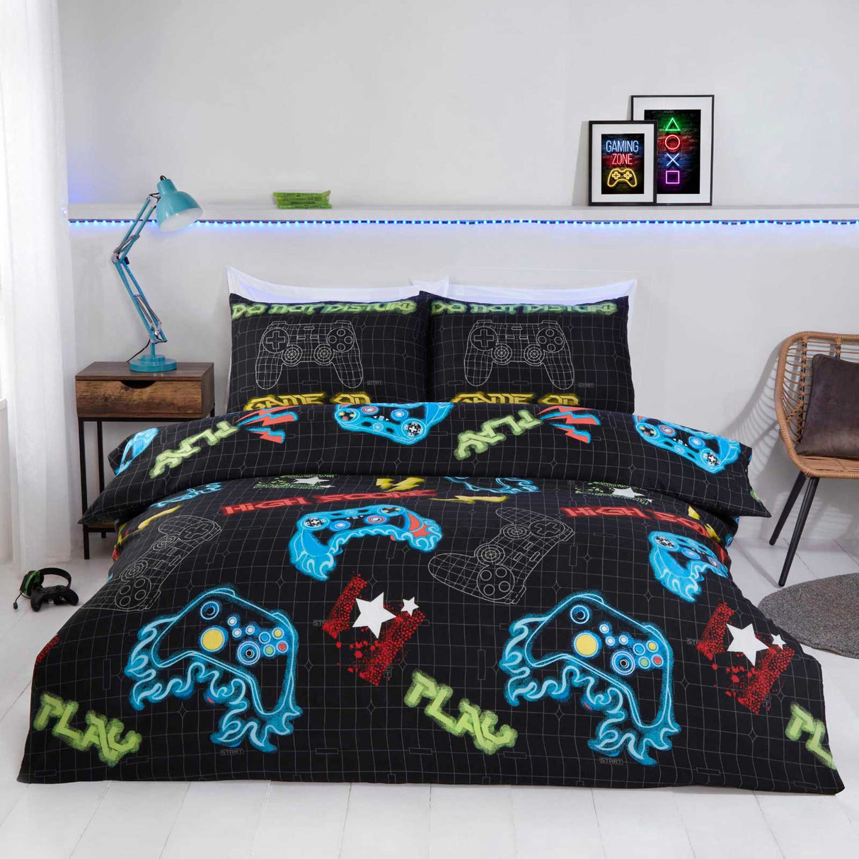 So Soft Gamer Duvet Cover Set by Rapport Home