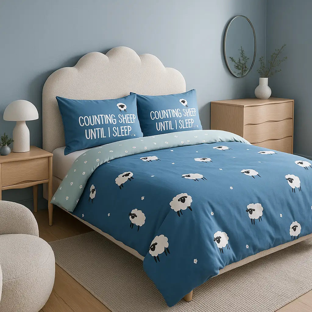 So Soft Counting Sheep Duvet Cover Set by Rapport Home