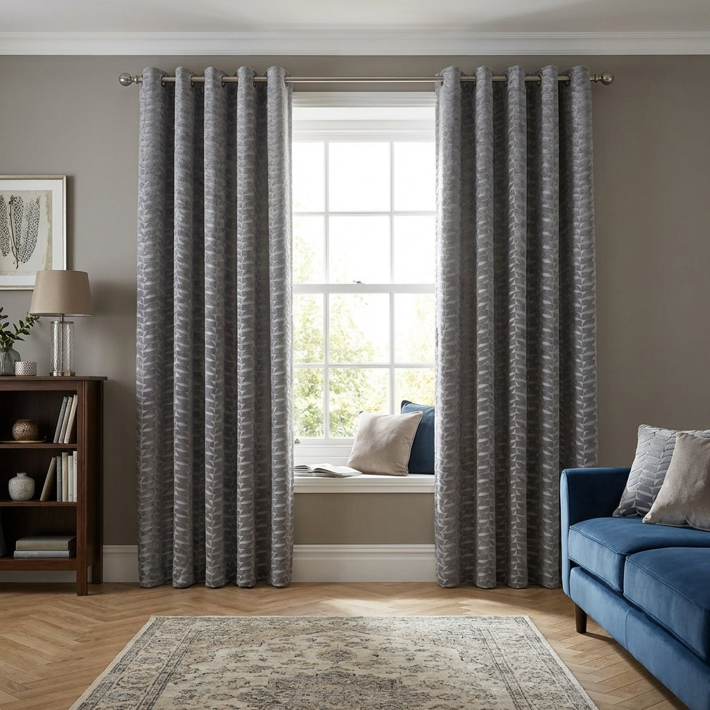 Kendal Lined Eyelet Ready Made Curtains 1