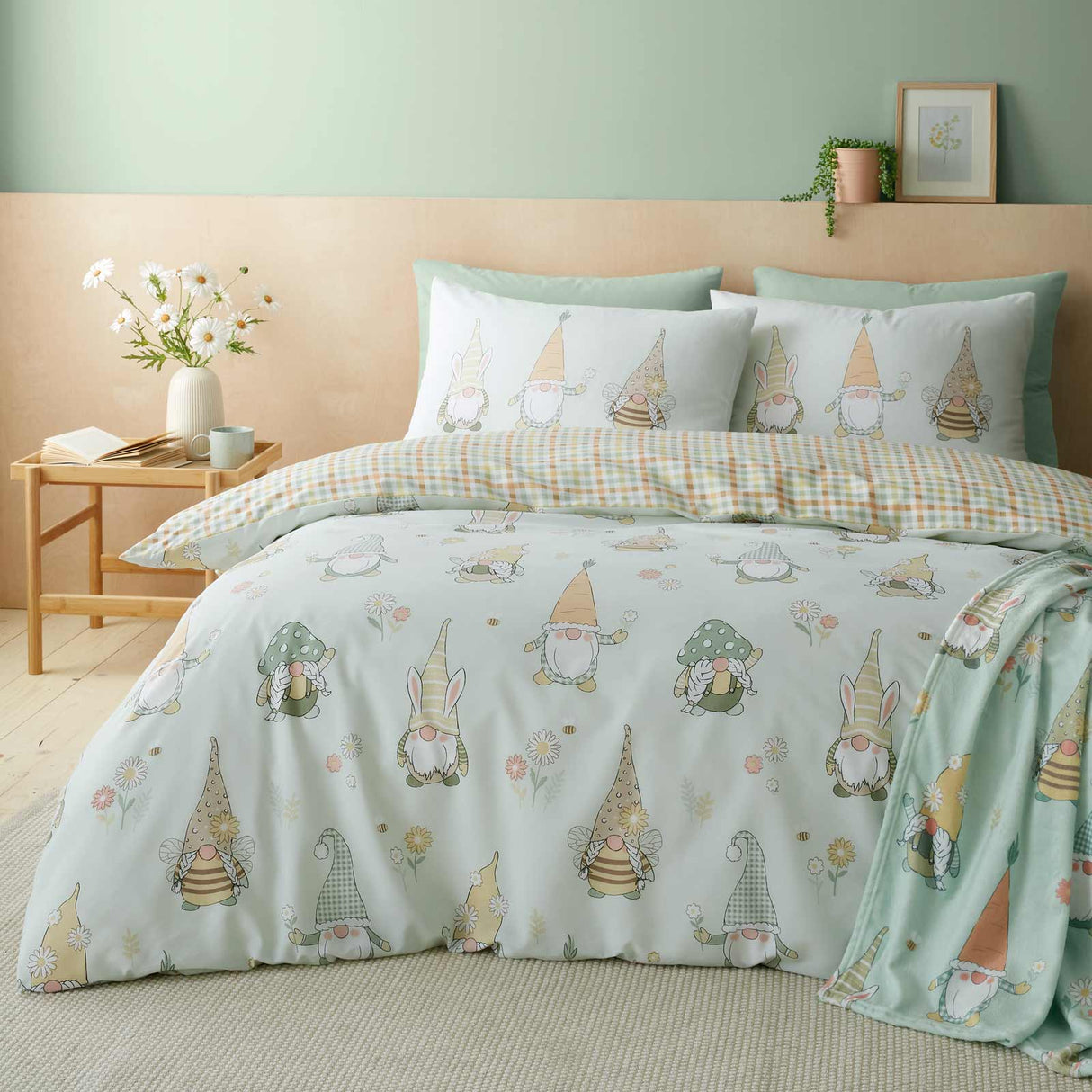 Spring Gonks Duvet Cover Set by Catherine Lansfield