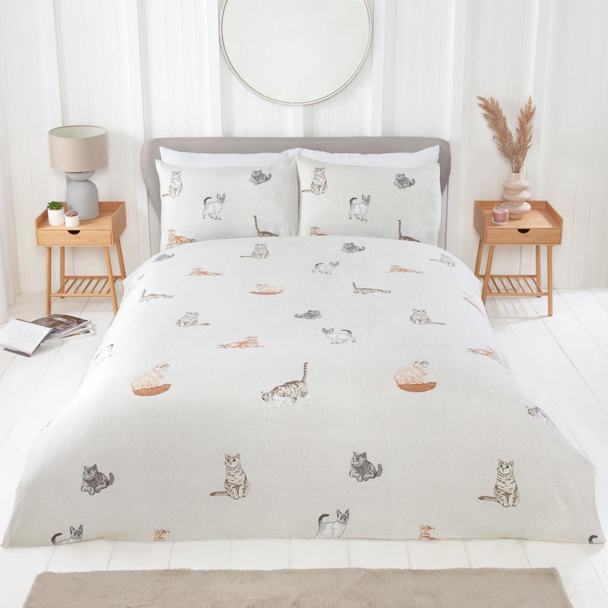 So Soft Purrrfect Duvet Cover Set by Rapport Home