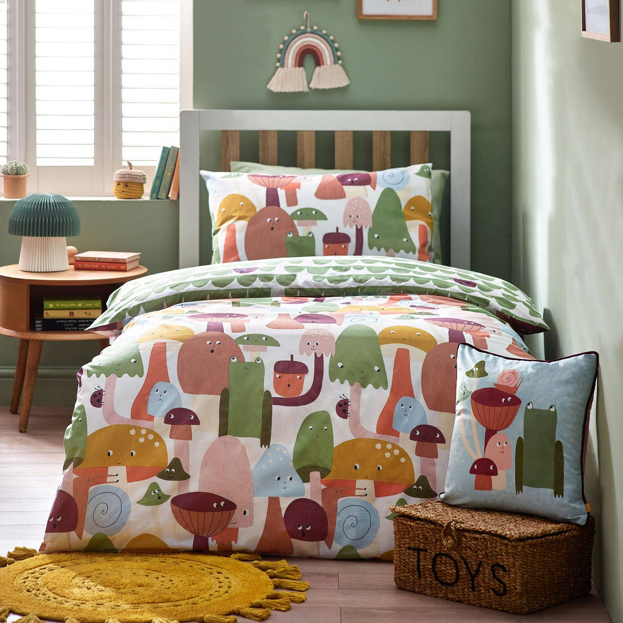 Funguys Mushroom Duvet Cover Set by little furn.