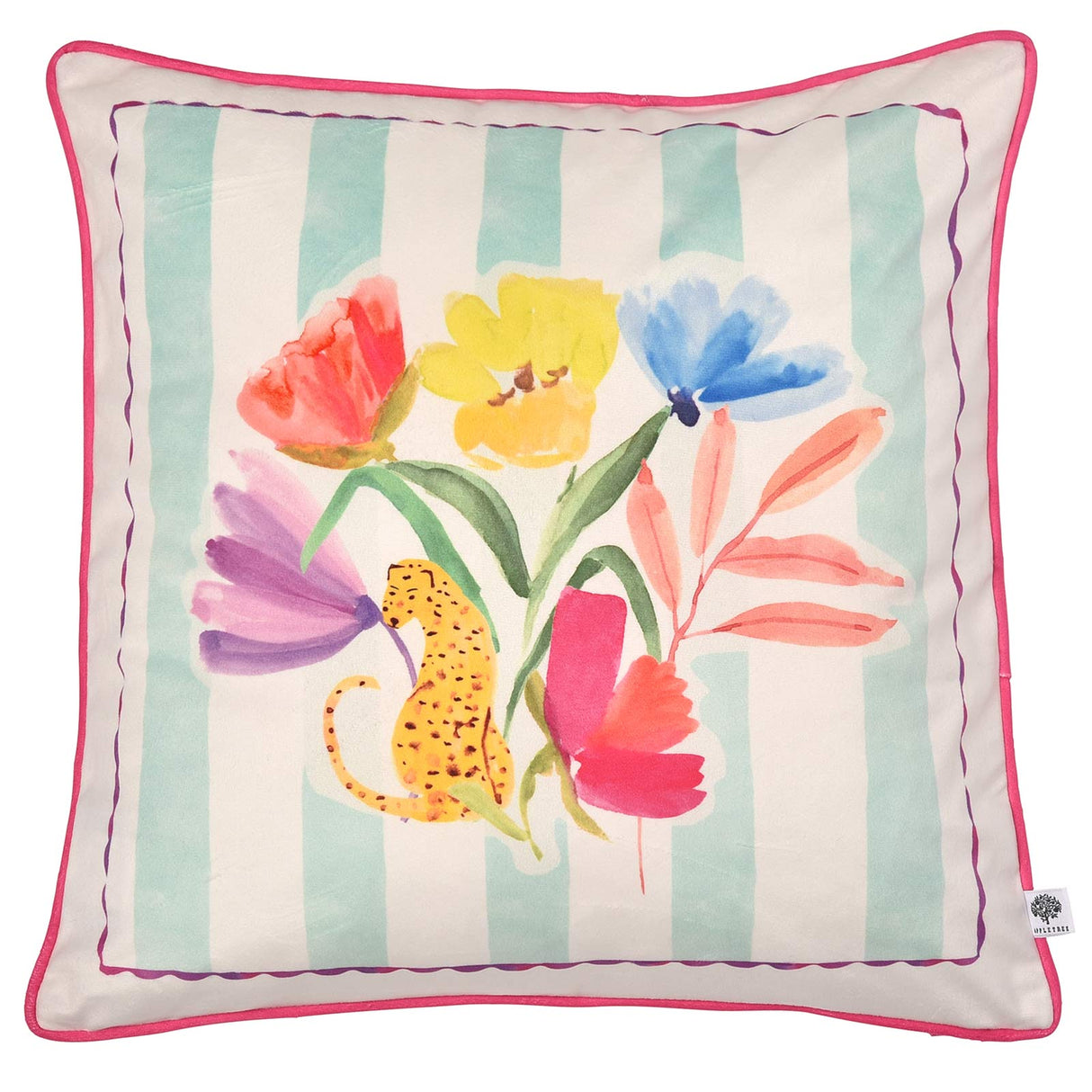 Appletree Style Havana Floral Velvet Filled Cushion 2