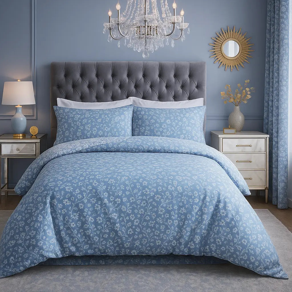 Sade Floral Duvet Cover Set by Sundour