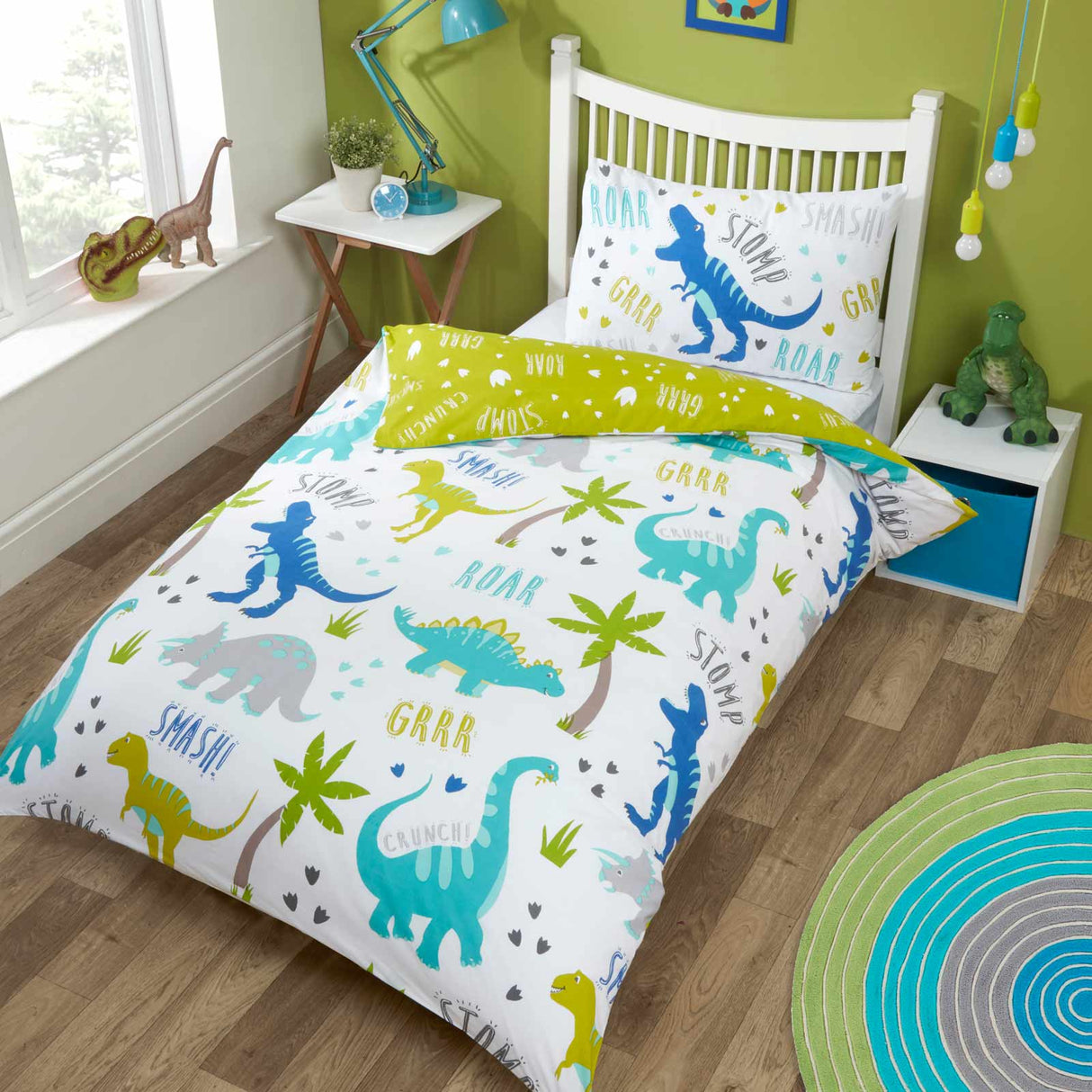 Roarsome Duvet Cover Set by Rapport Home