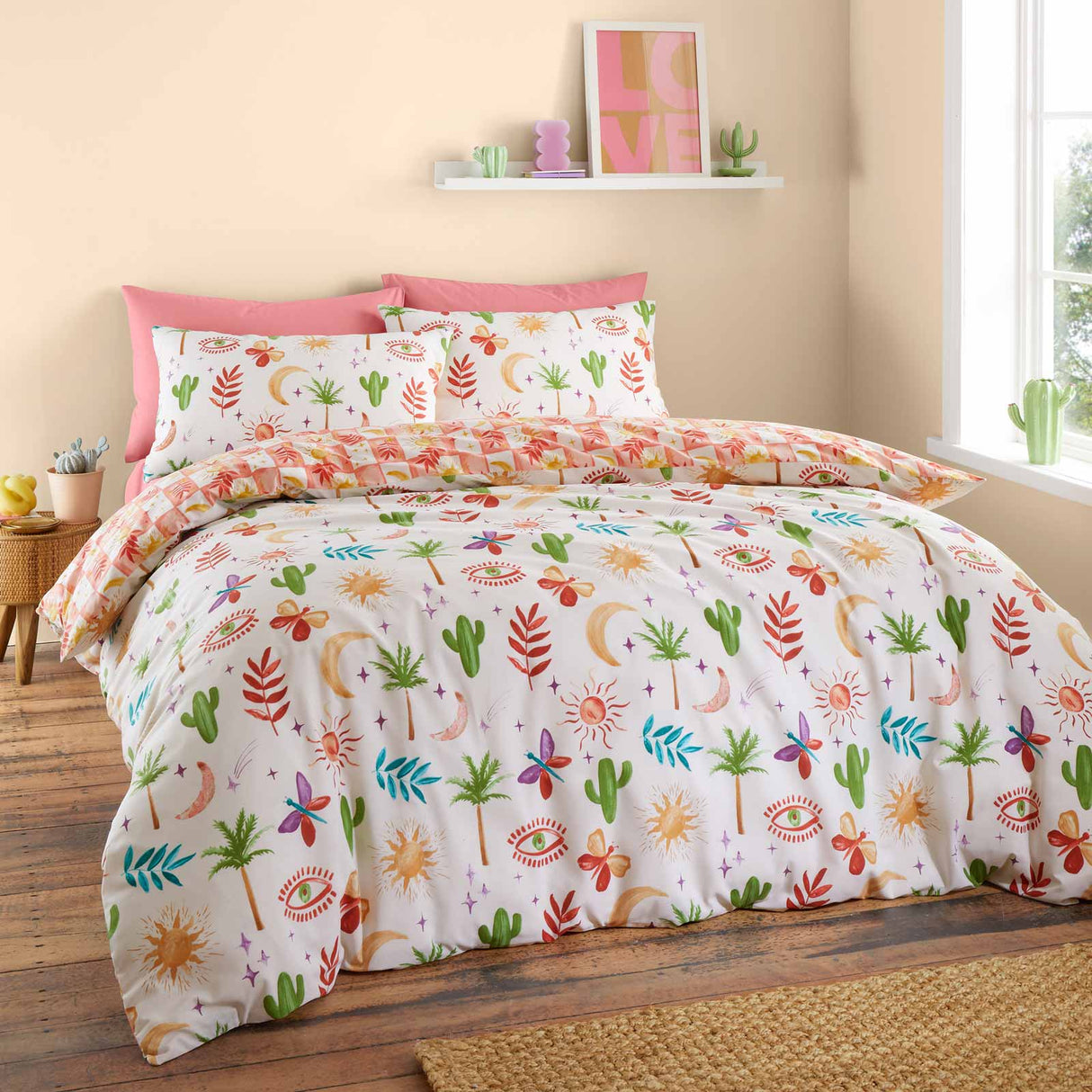 Fiesta Reversible Duvet Cover Set by Sassy B