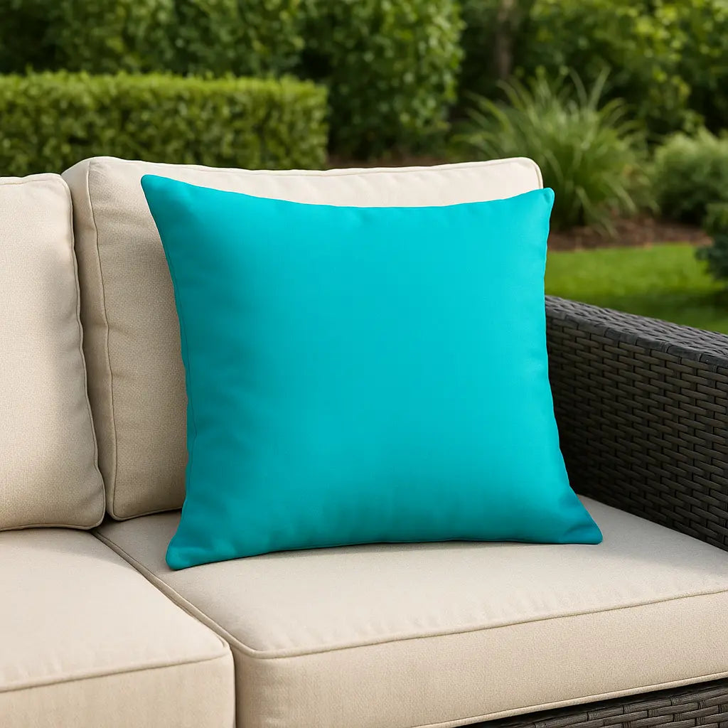 Wrap Outdoor Aqua Cushion Cover 43cm x 43cm