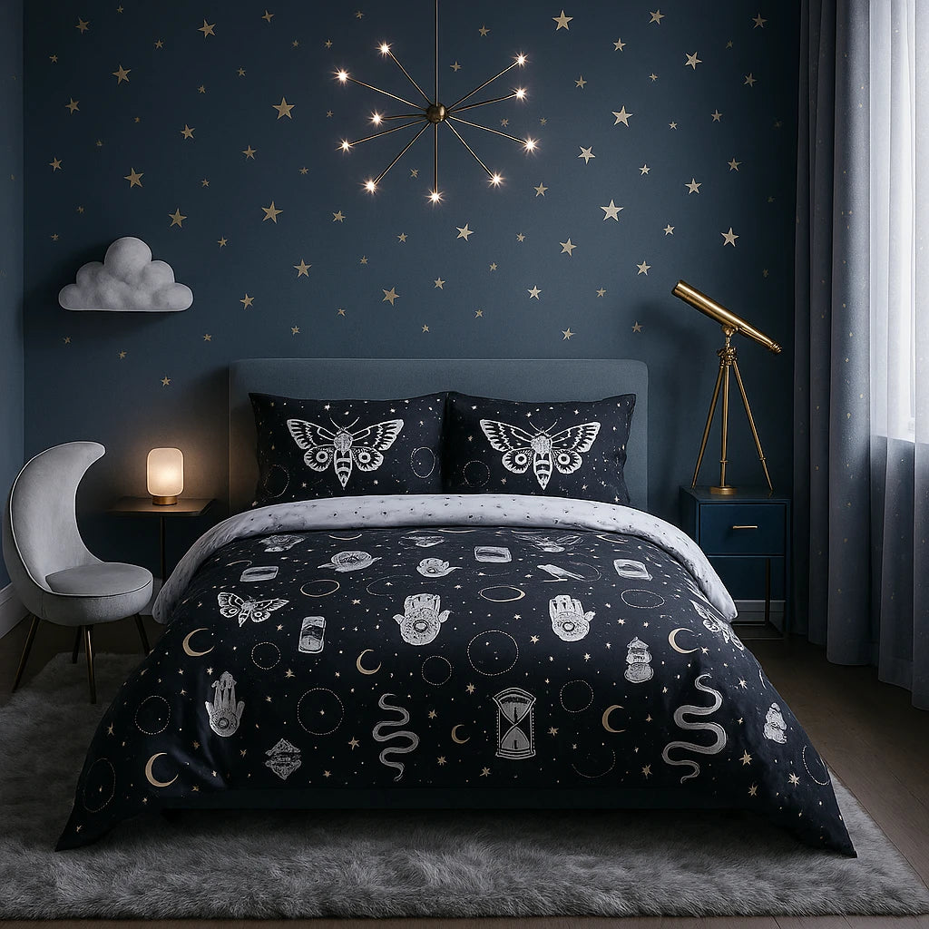 So Soft Gothic Magick Duvet Cover Set by Rapport Home