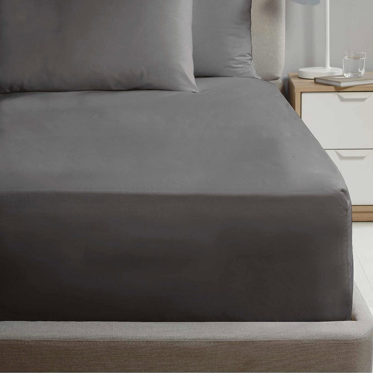 Percale Extra Deep Fitted Sheet 40cm Deep by Rapport Home