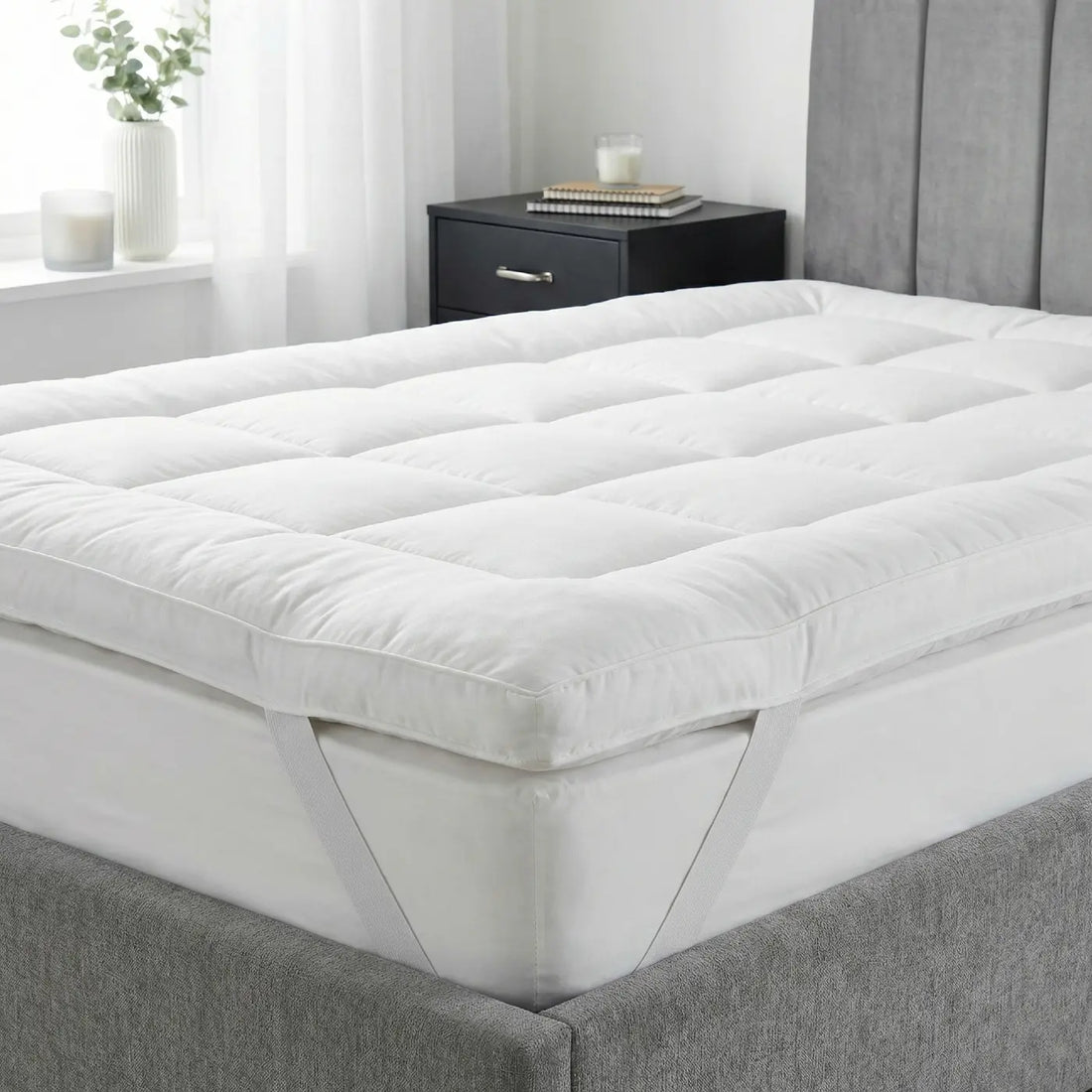 So Soft Mattress Topper 4" Deep (10cm) - White