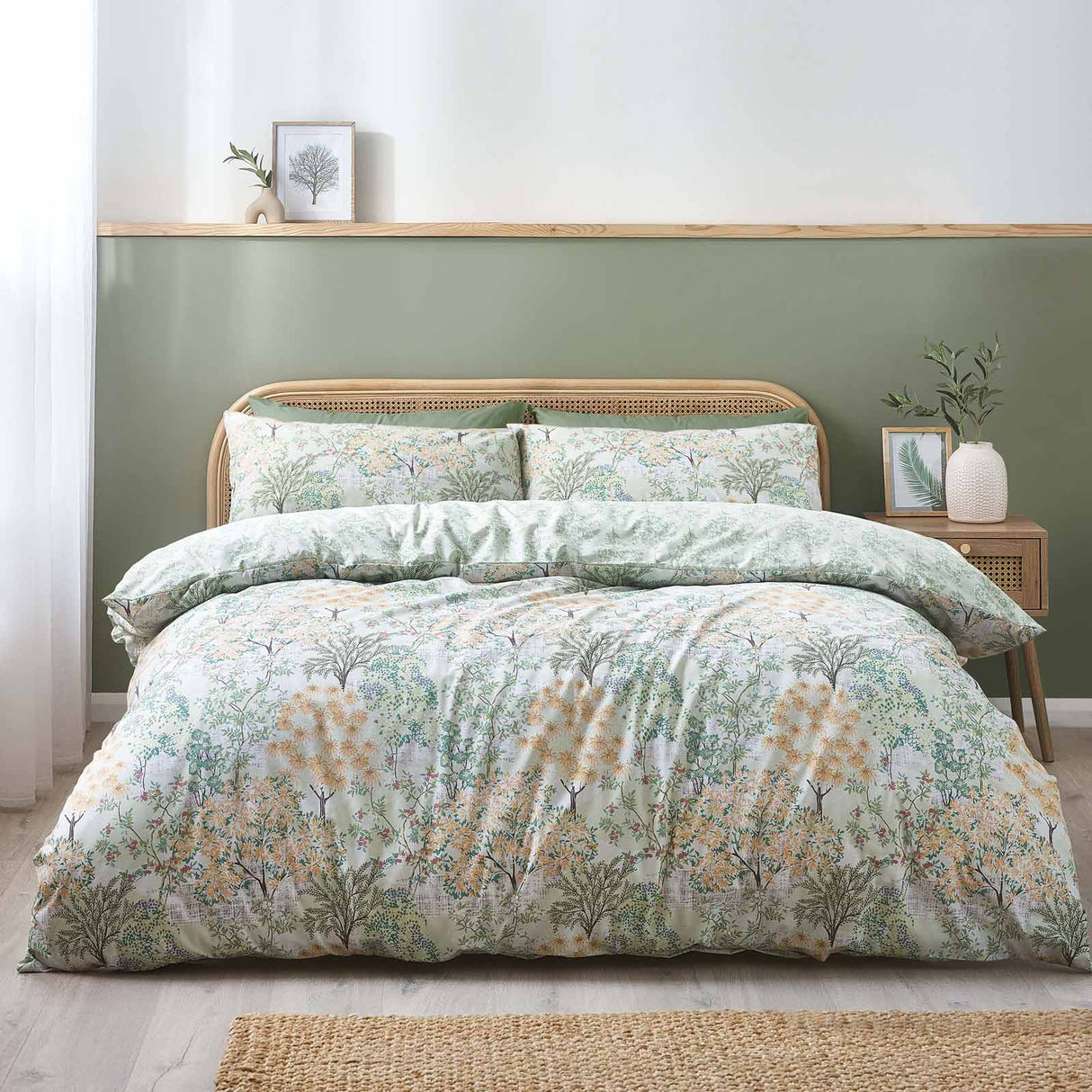 Forest Blossom Duvet Cover Set by Catherine Lansfield