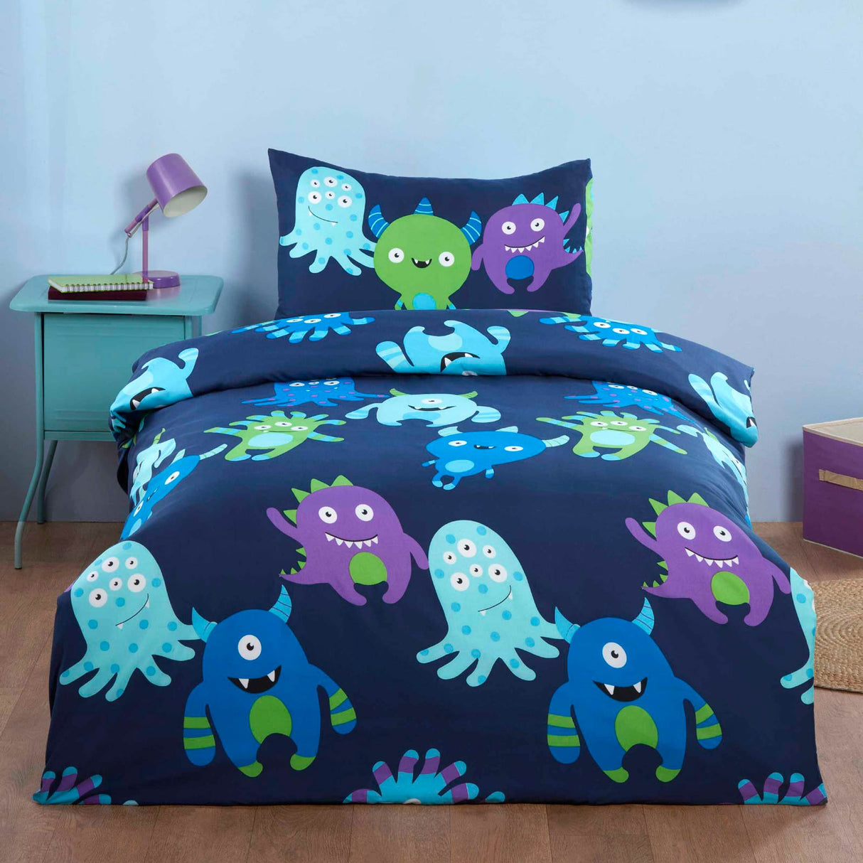 So Soft Monsters Duvet Cover Set by Rapport Home