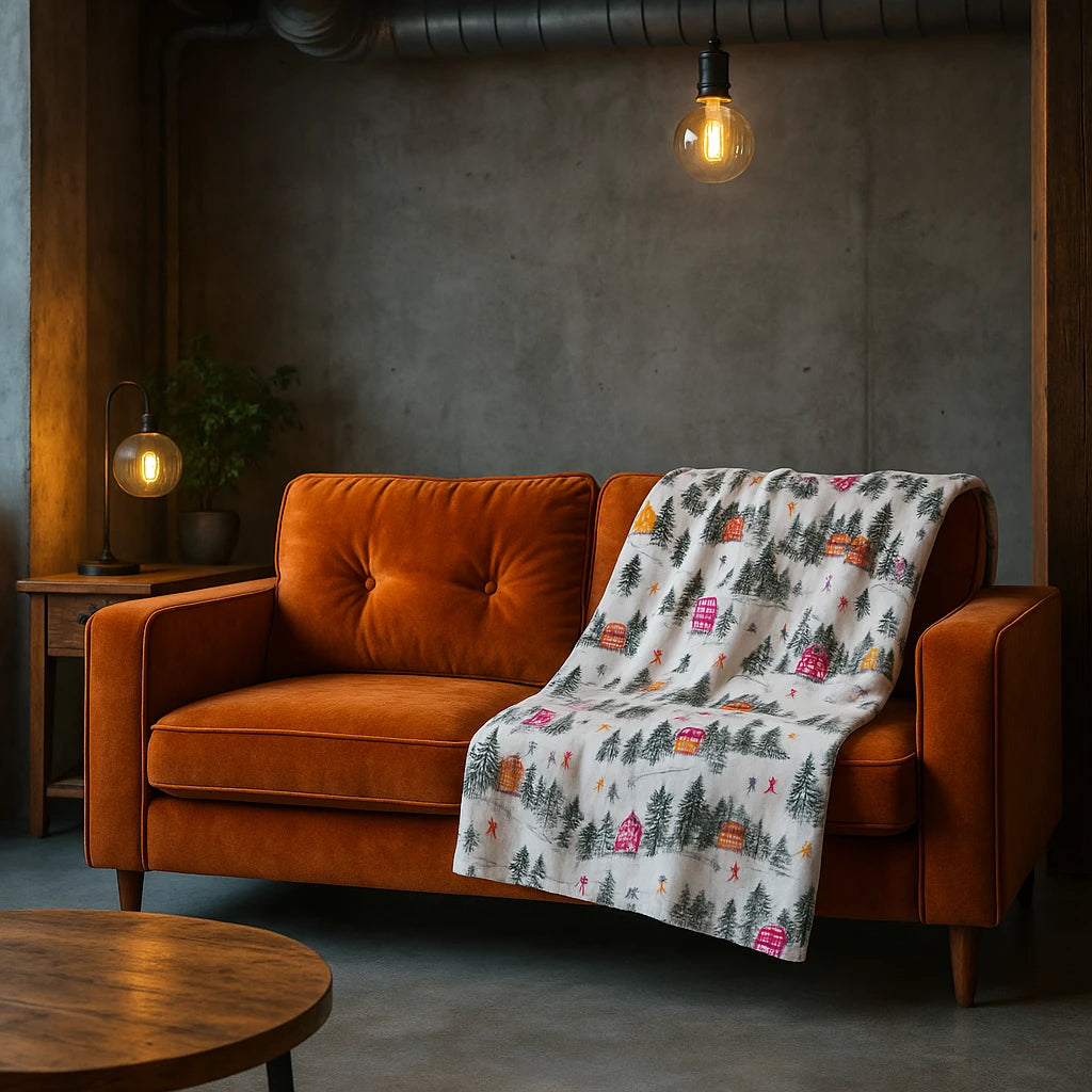 Aspen Snow Thermal Throw Blanket 130cm x 150cm