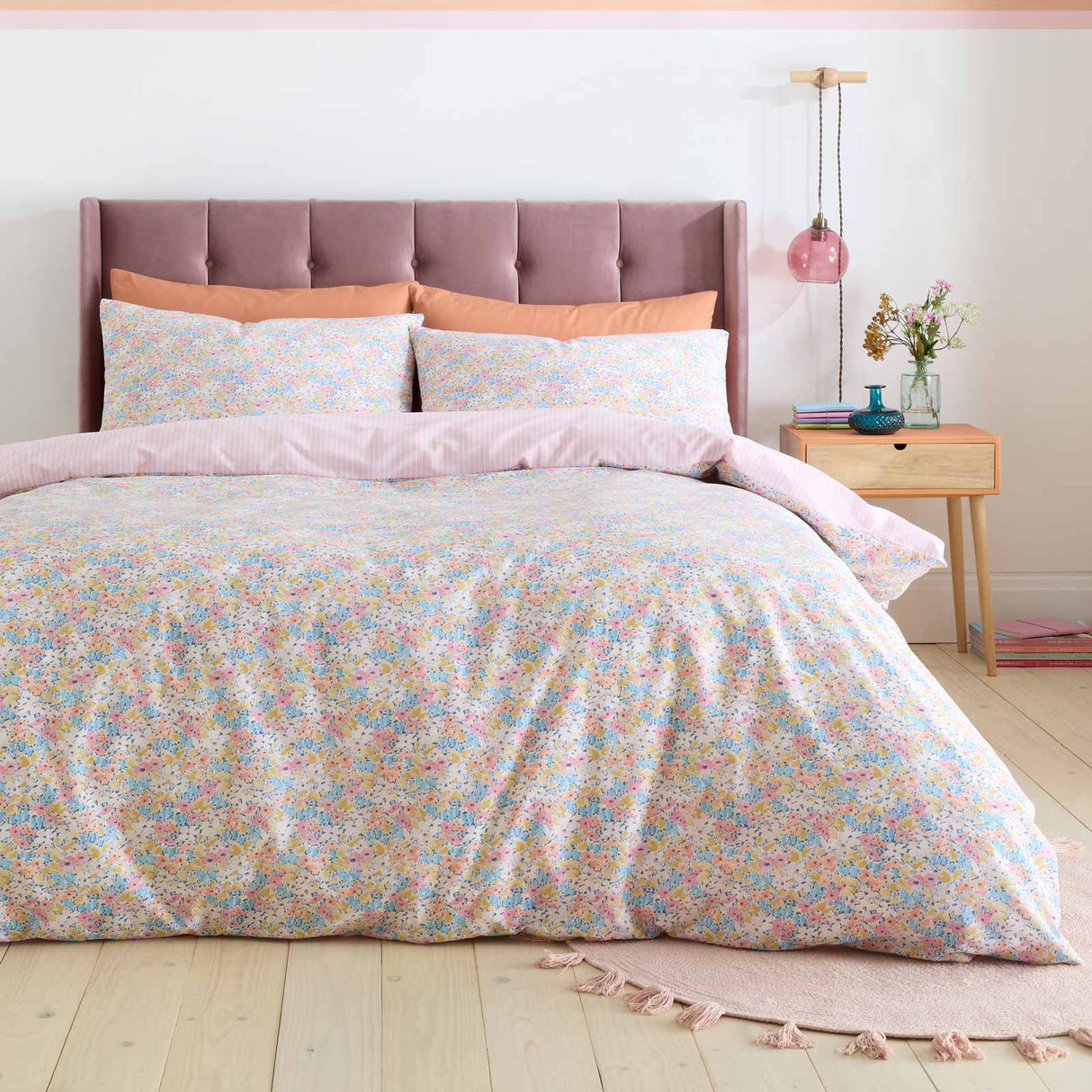 Darcy Floral Duvet Cover Set by Catherine Lansfield