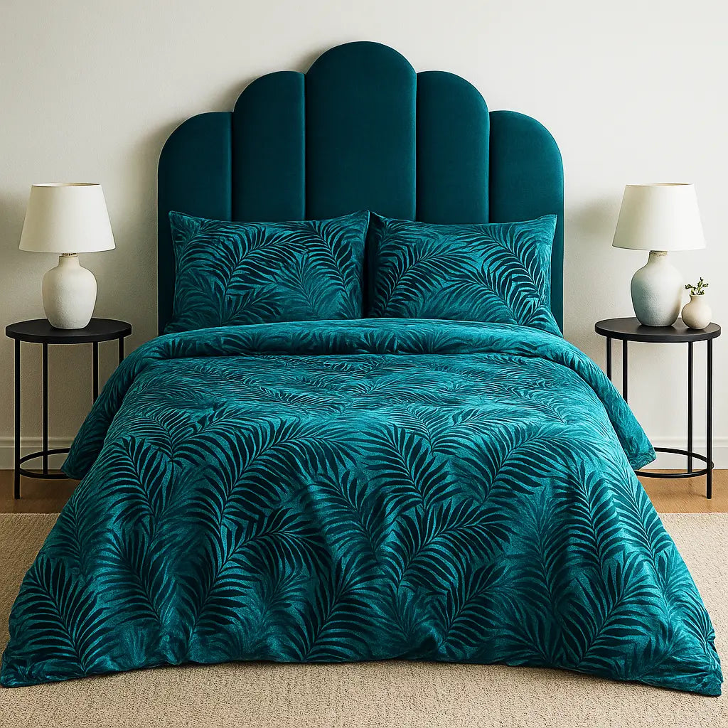 Paloma Velvet Duvet Cover Set by Rapport Home