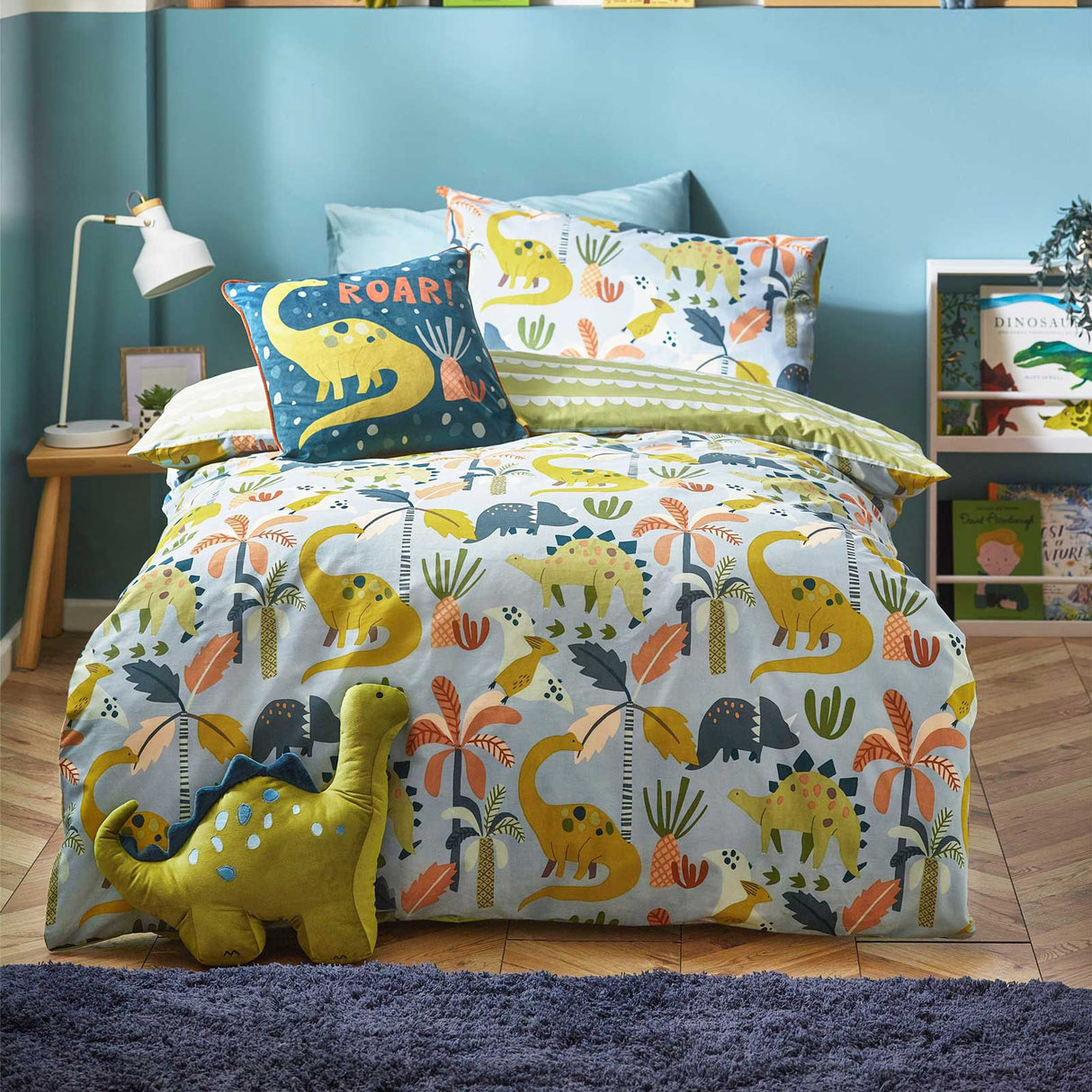 Little Dinos Scandi Duvet Cover Set by little furn.