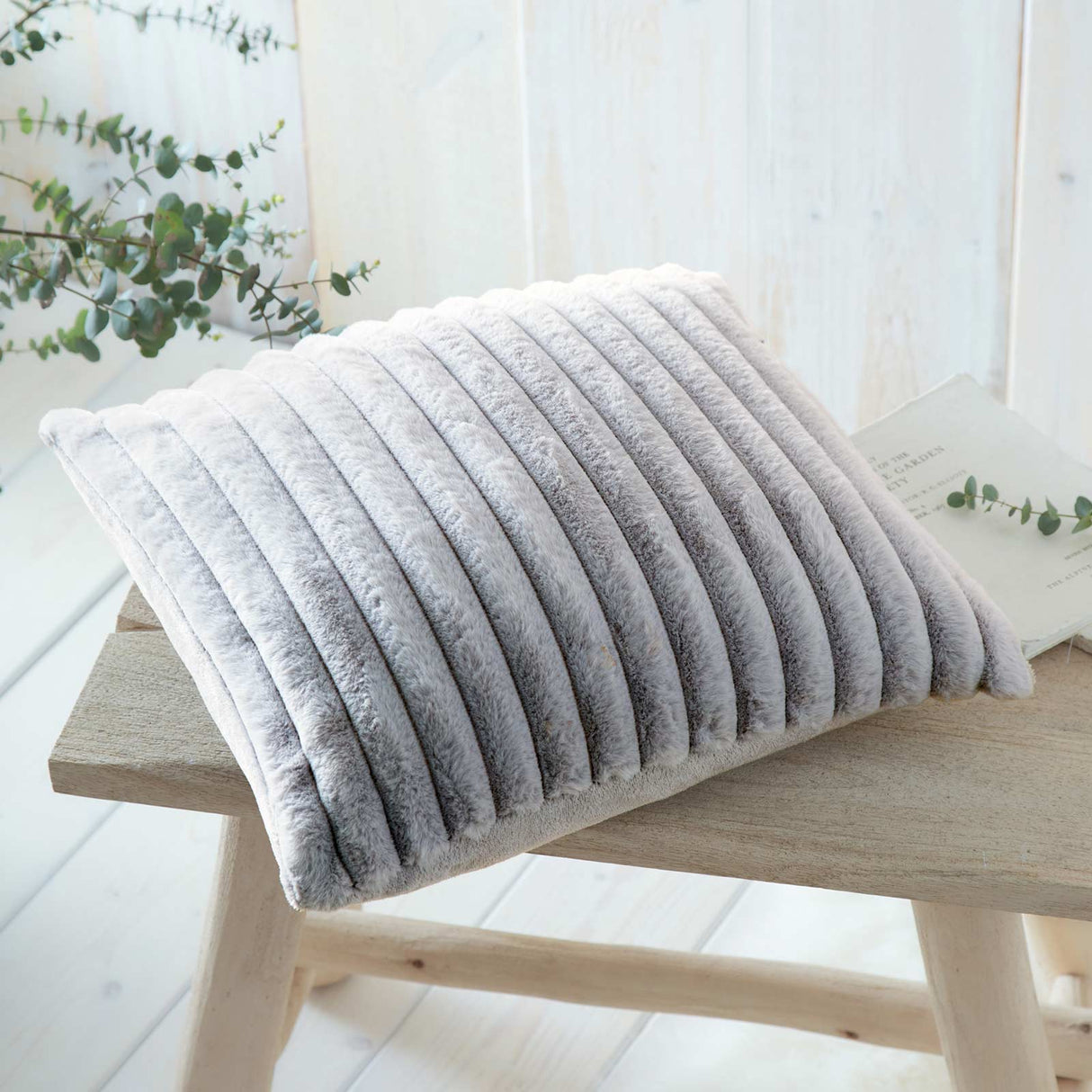 Appletree Hygge Morritz Faux Fur Cosy Cushion Cover 43cm x 43cm 9