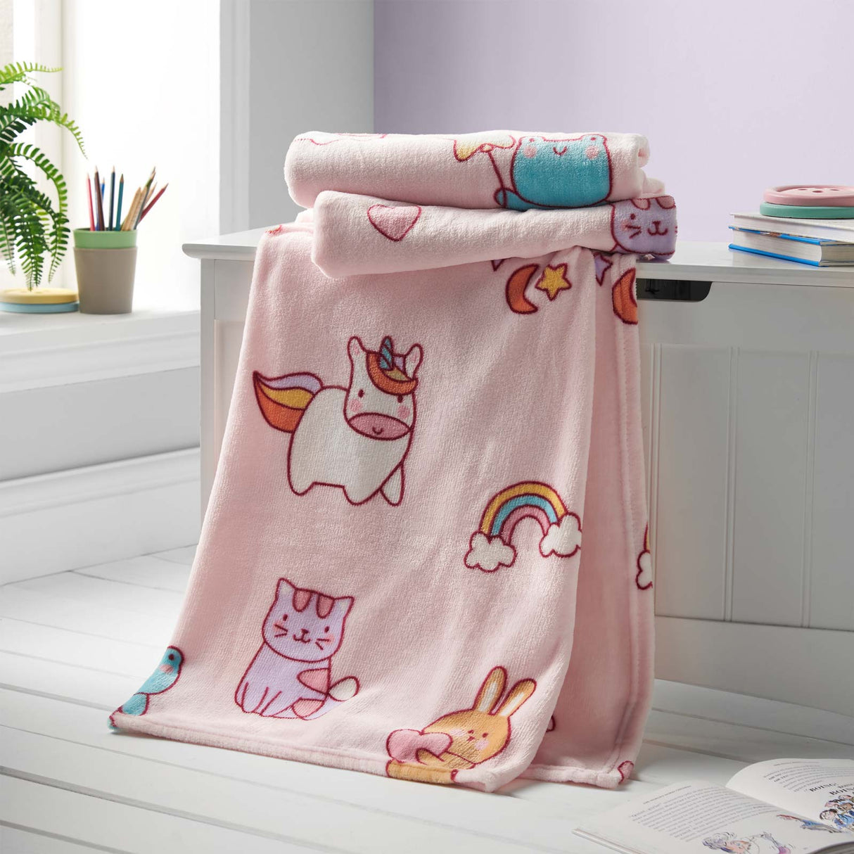 Forever Together Fleece Throw by Catherine Lansfield