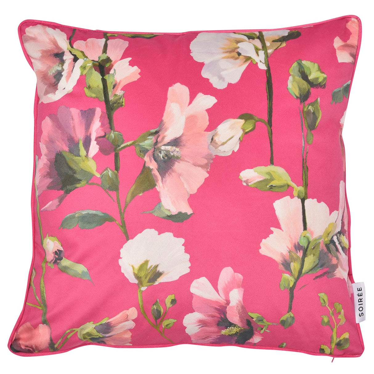 Soiree Layla Floral Velvet Filled Cushion 2