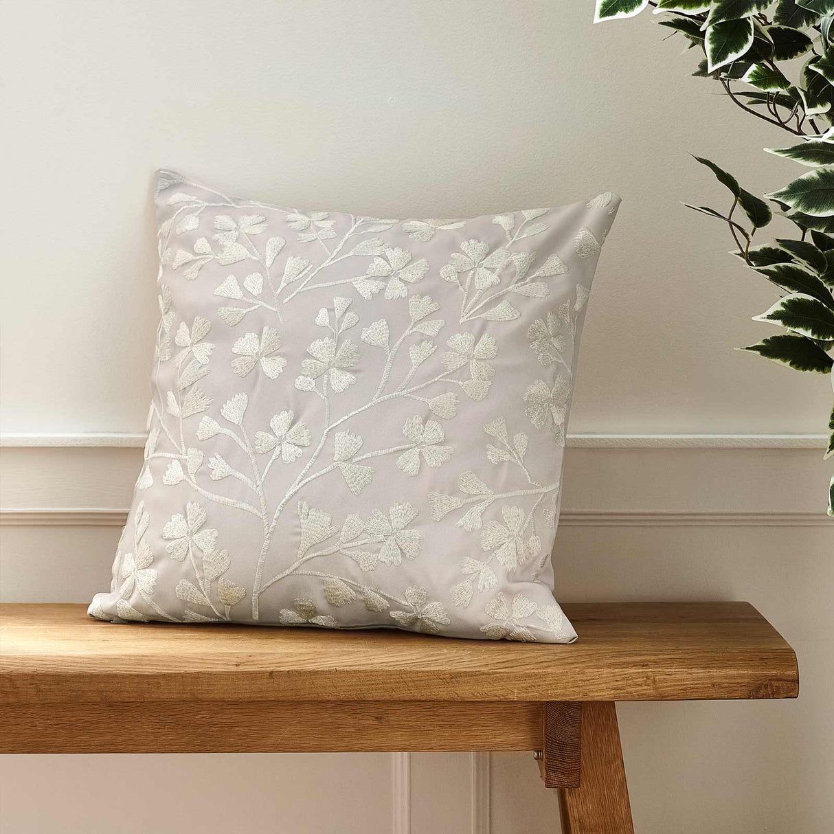 Catherine Lansfield Brooke Floral Filled Cushion 45cm x 45cm 5