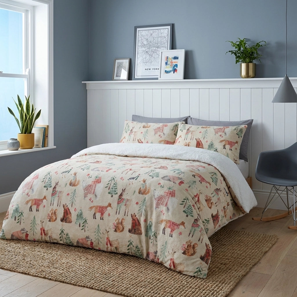 Woodland Animals Duvet Cover Set 1