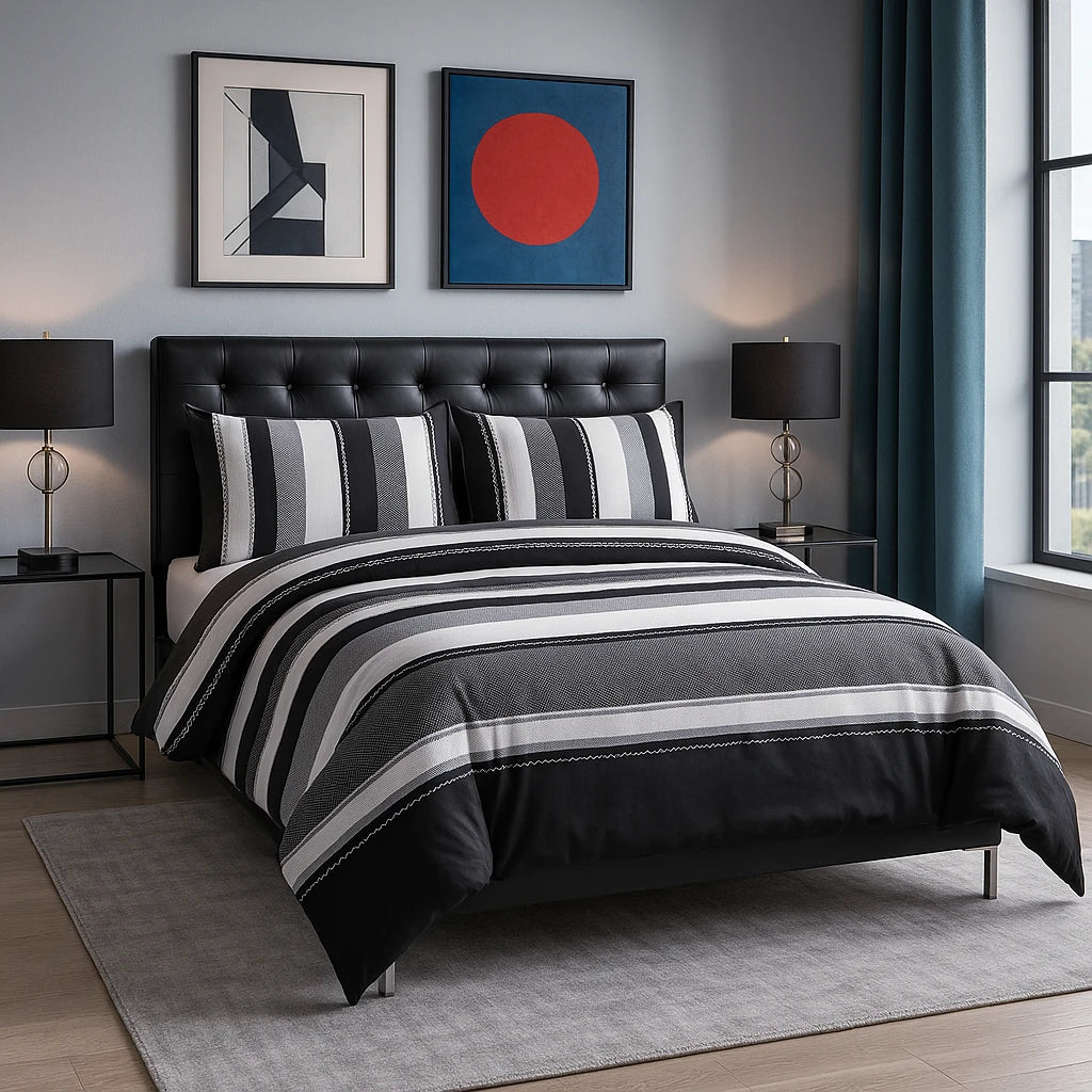 Detroit Duvet Cover Set by Rapport Home