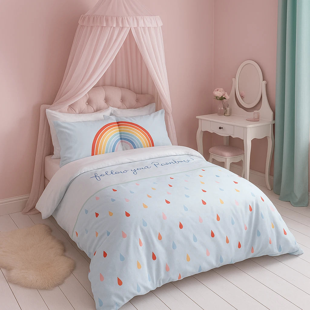 Follow Your Rainbow Duvet Cover Set by Rapport Home