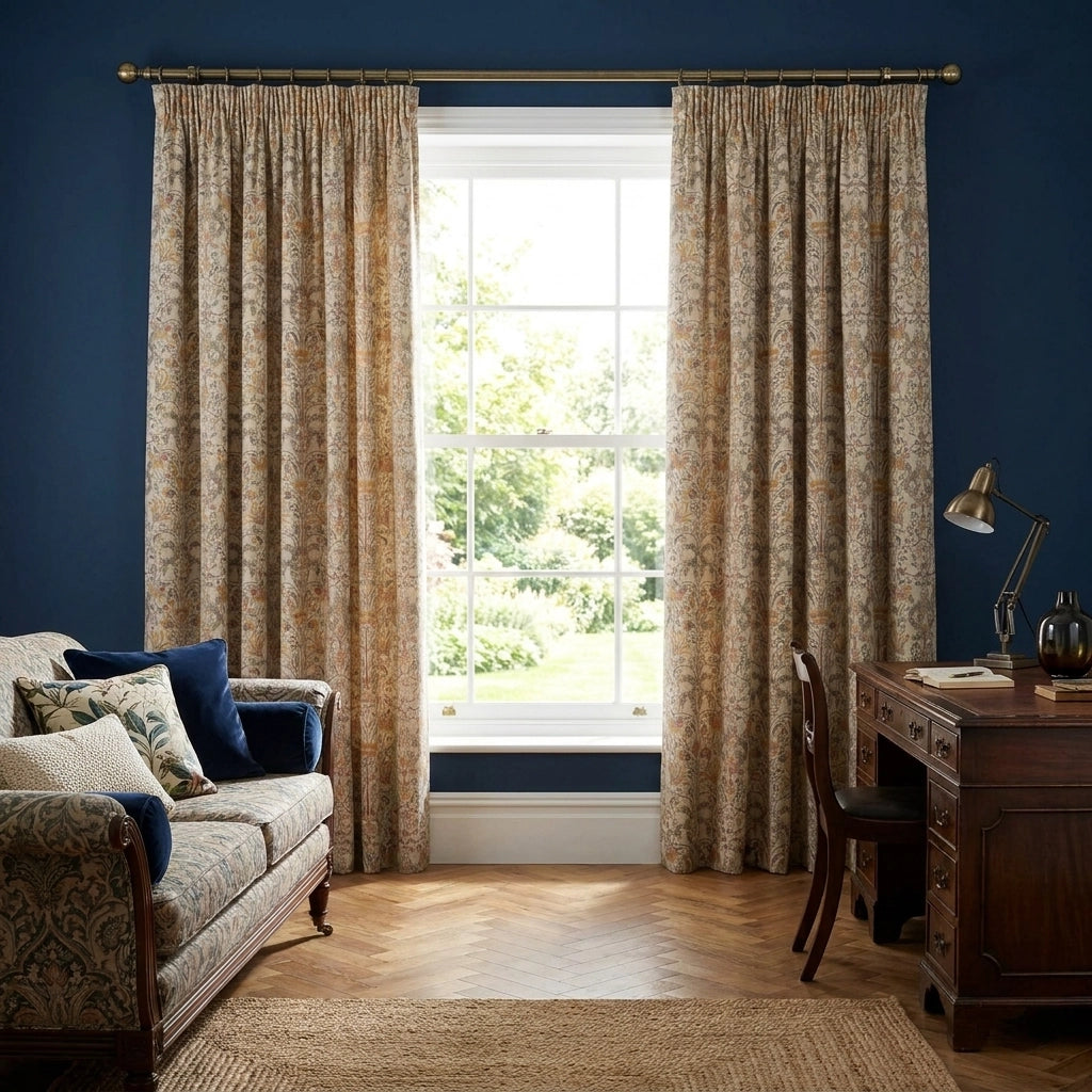 Kyoto Jacquard Tape Top Curtains 1