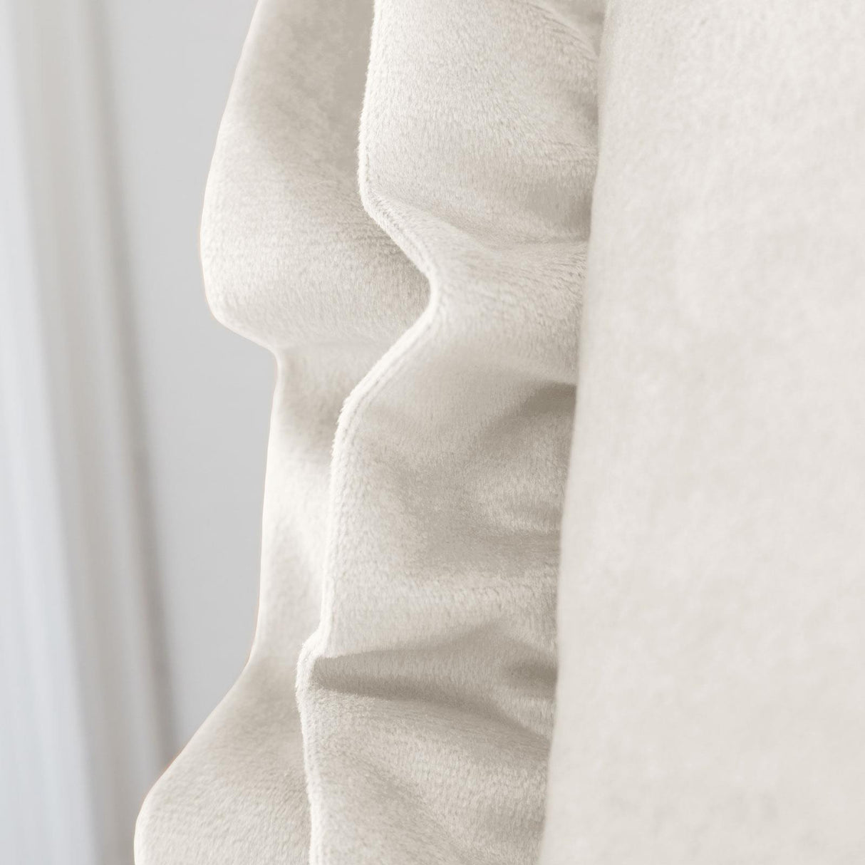 Catherine Lansfield So Soft Double Frill Filled Cushion 43cm x 43cm 3