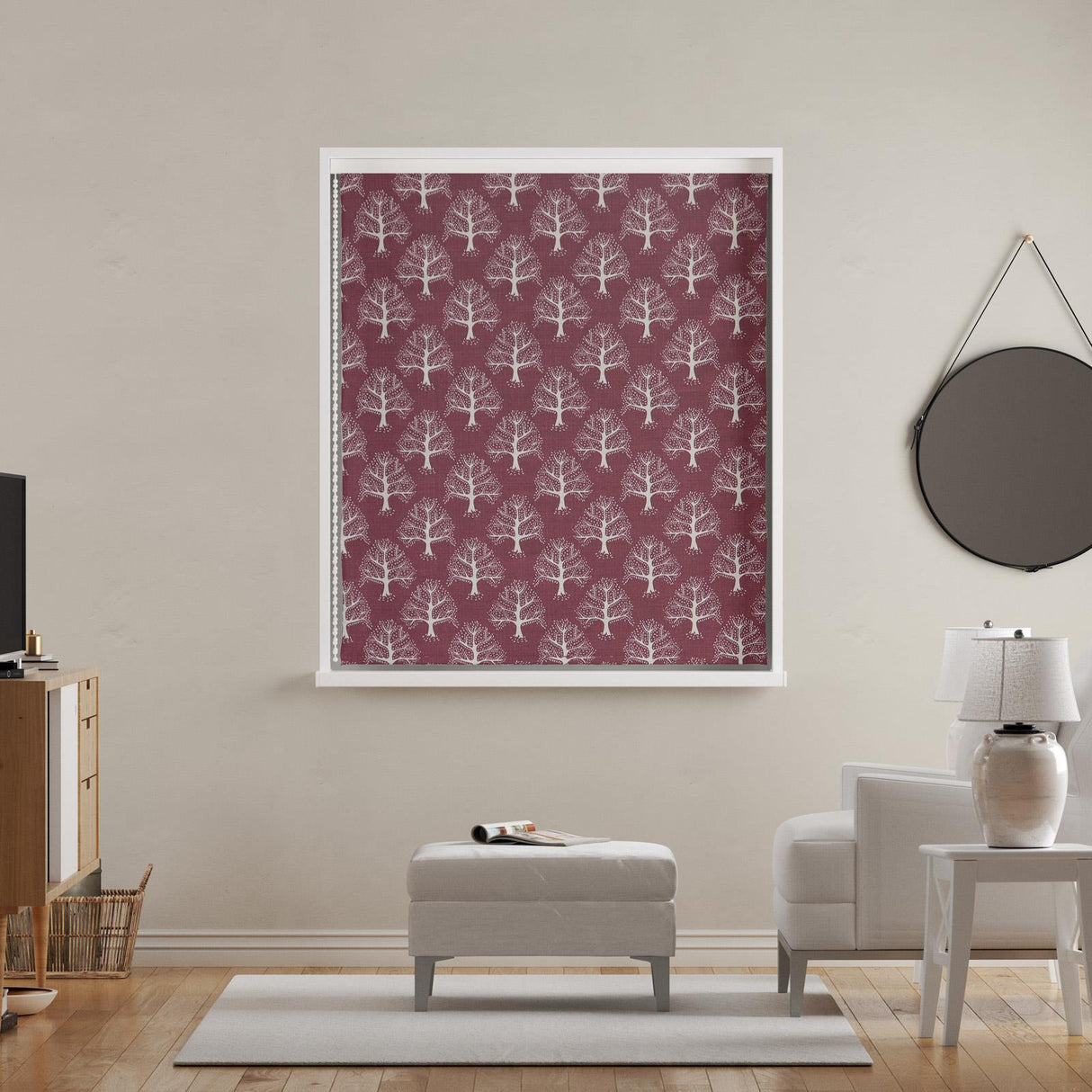 Great Oak Maasai Made To Measure Roman Blind by Style Furnishings