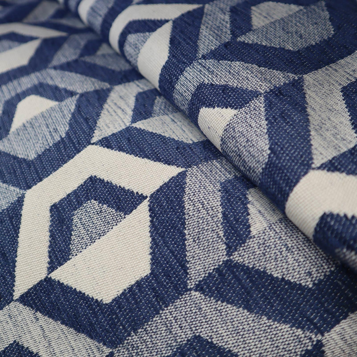 Wenden Navy Made To Measure Curtains by Style Furnishings