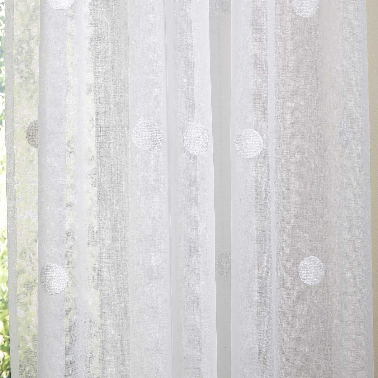 Zara Voile Curtain Panel by Fusion