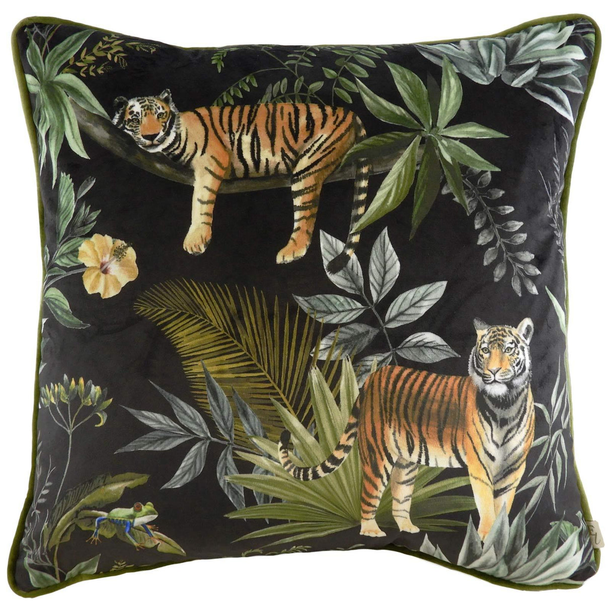 Jungle Tiger Cushion Cover by Evans Lichfield