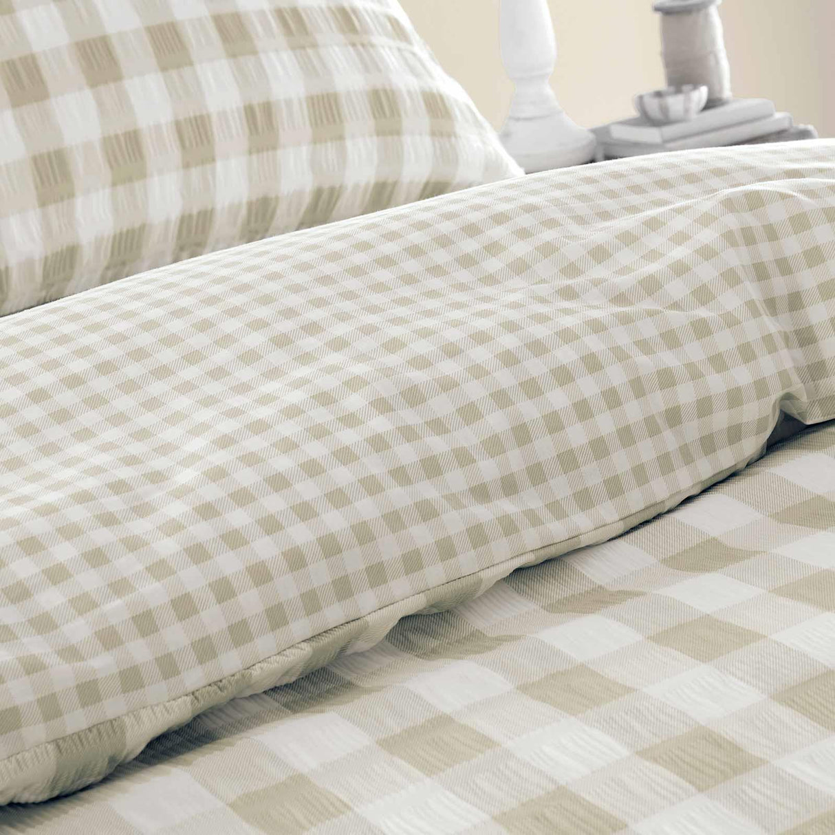 Seersucker Gingham Check Duvet Cover Set by Catherine Lansfield