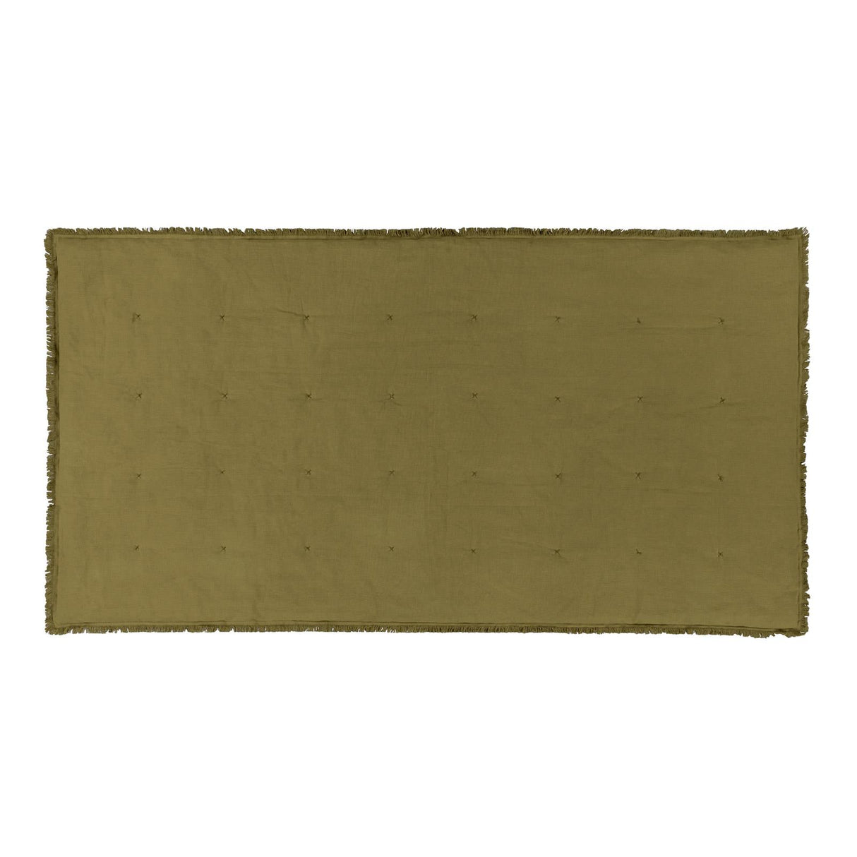 Jaye Cotton Velvet Filled Bedspread 140cm x 220cm by Yard