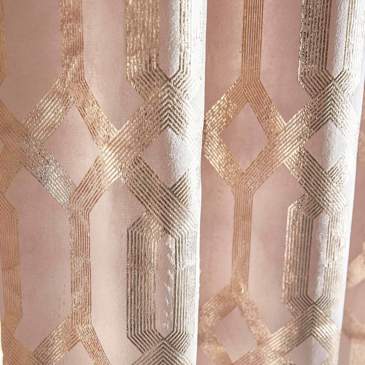 Darla Velvet Eyelet Curtains by Curtina