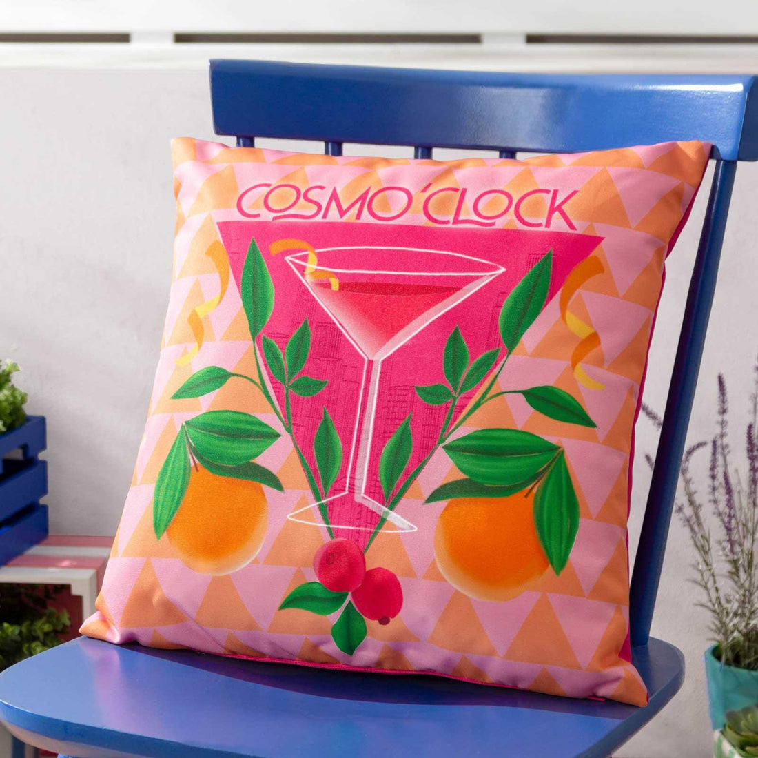Cosmo O'Clock Outdoor Cushion Cover 43cm x 43cm