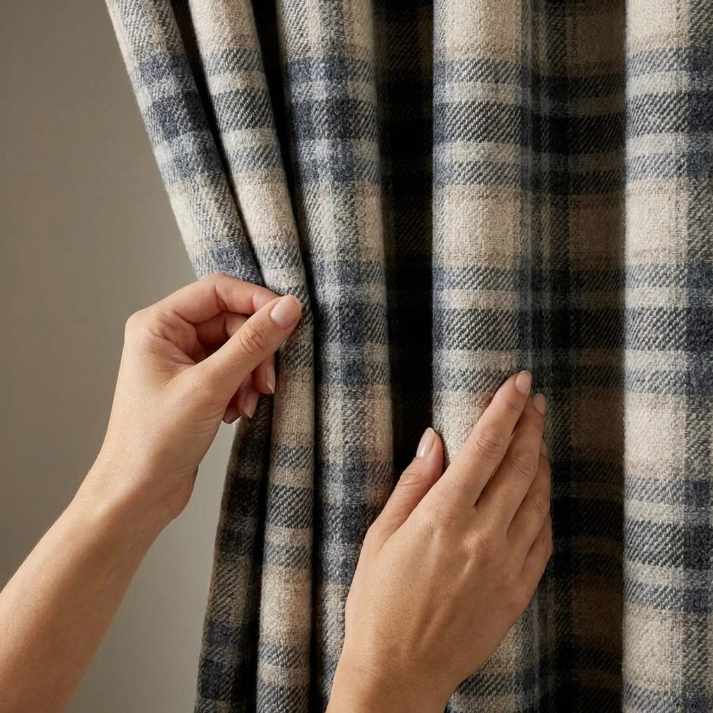 Everett Eyelet Curtains Ready Made Pair 3