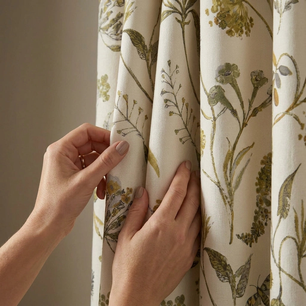 Grove Lined Tape Top Pencil Pleat Curtains 3