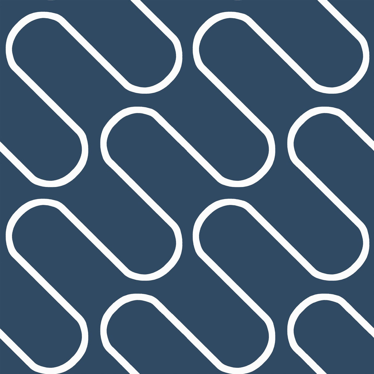 Catherine Lansfield Linear Curve Black Geometric Wallpaper - Linear Curve Geometric Navy