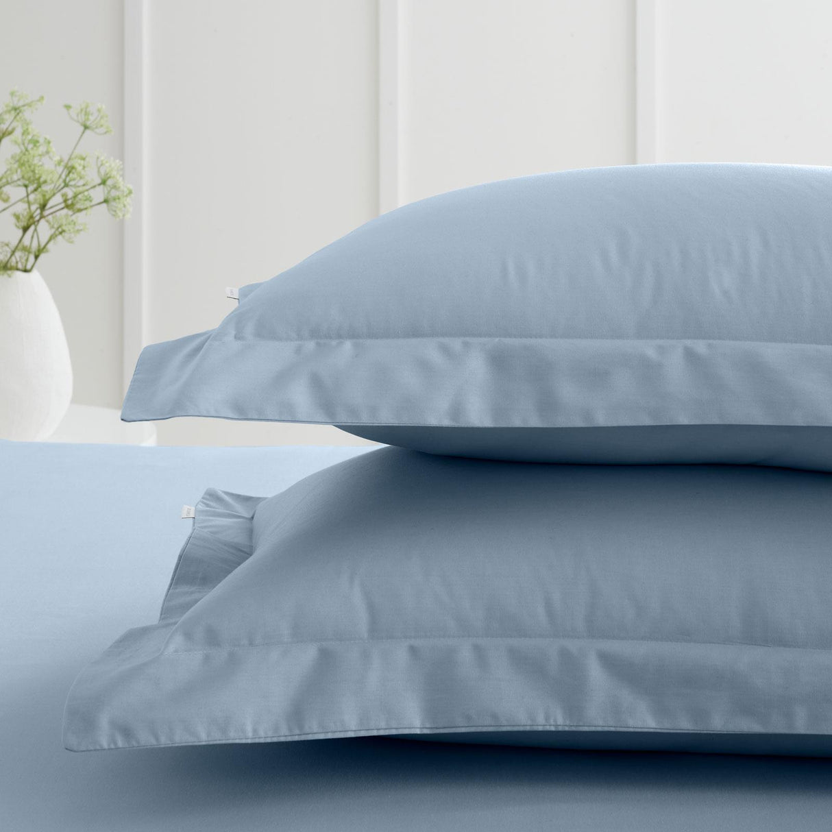 200 Thread Count Cotton Percale Oxford and Housewife Pillowcases by Bianca
